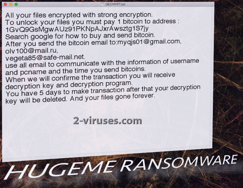 HugeMe ransomware