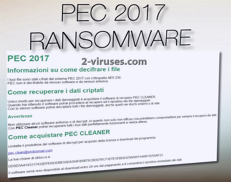 De PEC 2017 ransomware