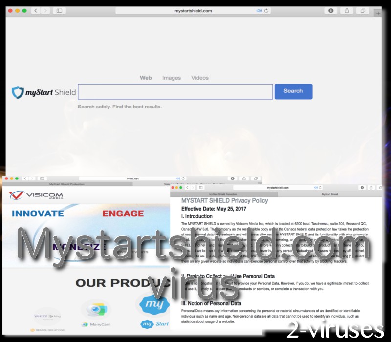 Mystartshield.com computer virus
