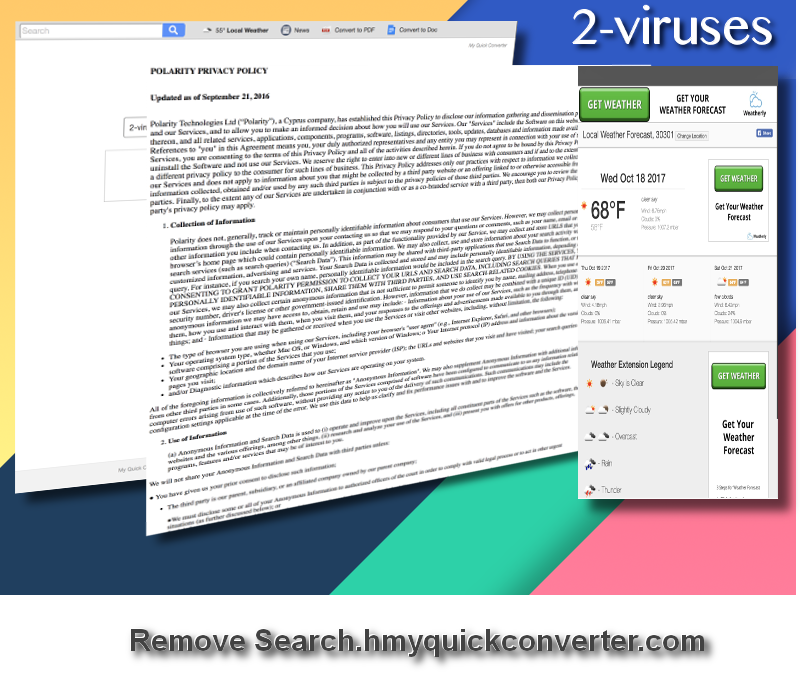Search.hmyquickconverter.com virus remove