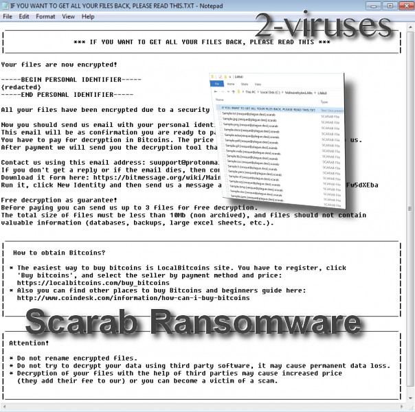 Scarab Ransomware remove
