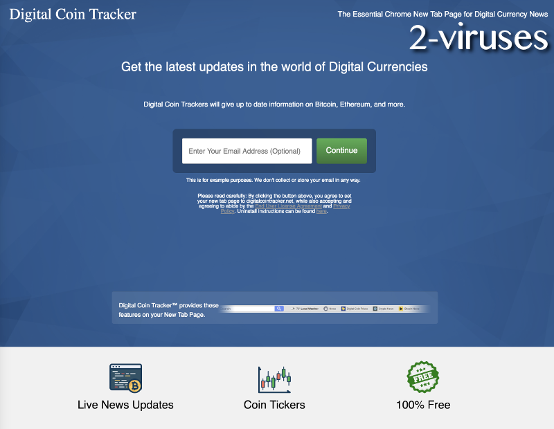 digitalcointracker.net website