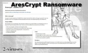 Arescrypt ransomware