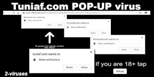 Tuniaf.com Pop-up