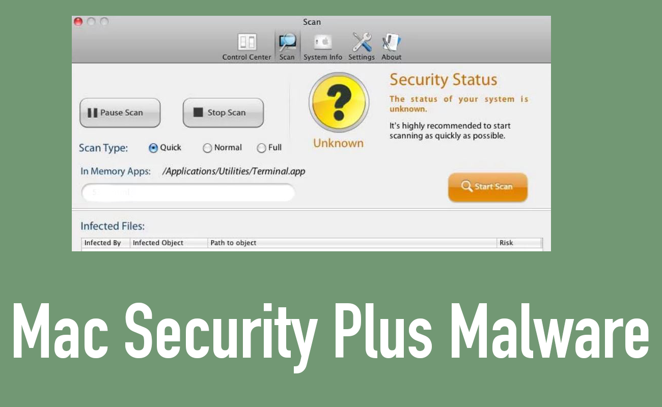 Mac Security Plus Malware removal