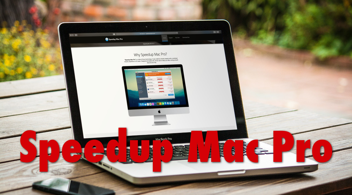 "Speedup Mac Pro", the main page